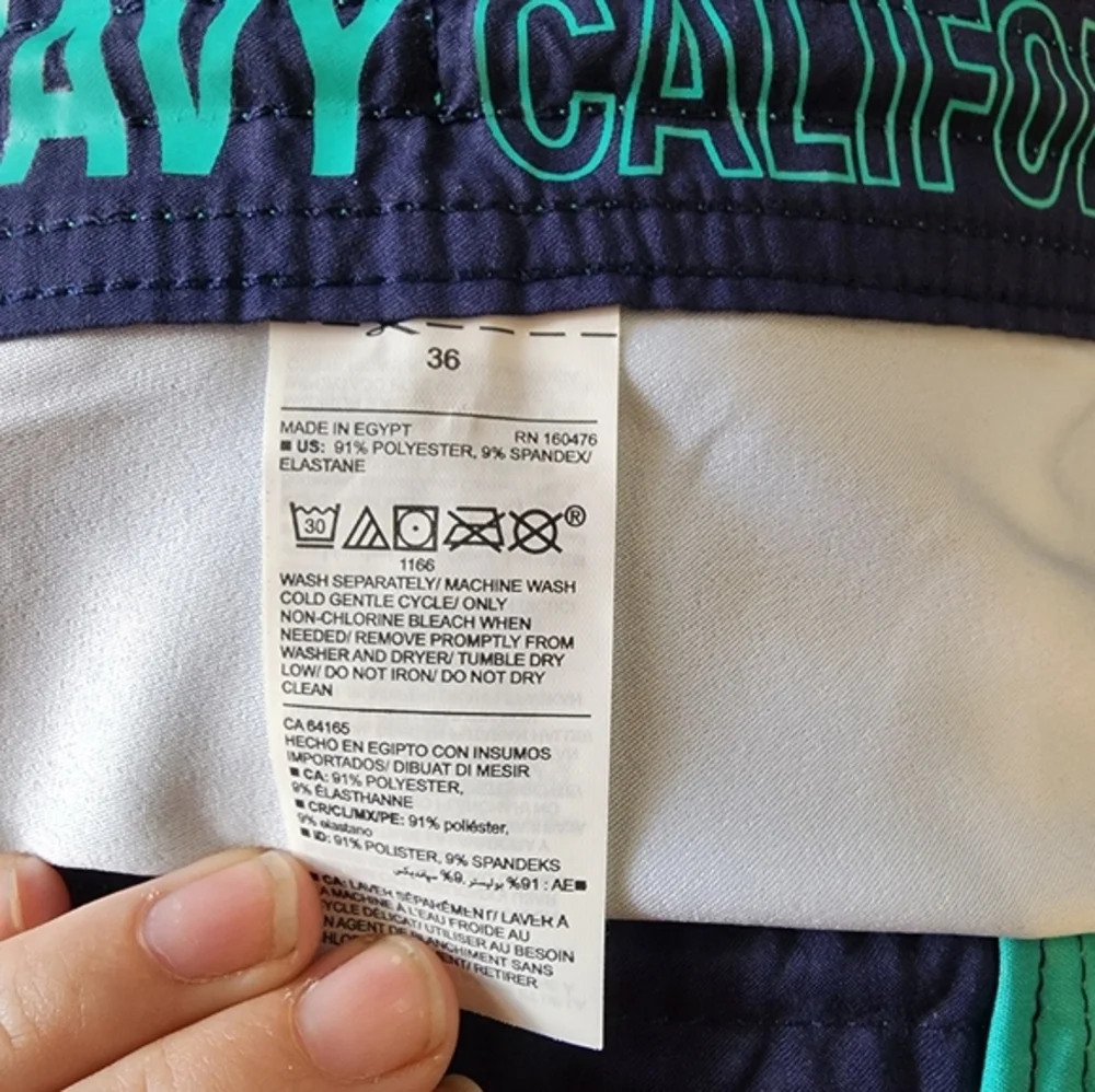 Old navy pattern‎ built in flex board shorts